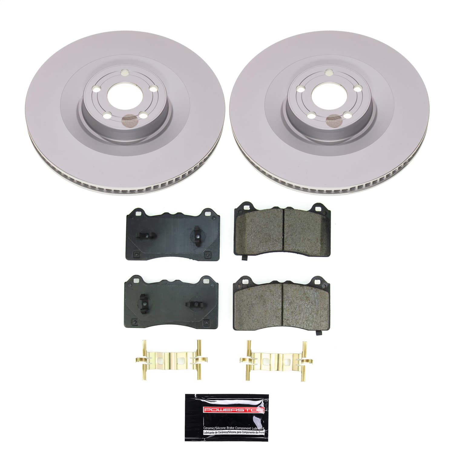 Power Stop - CRK8745 - Front - Disc Brake Pad and Rotor Kit