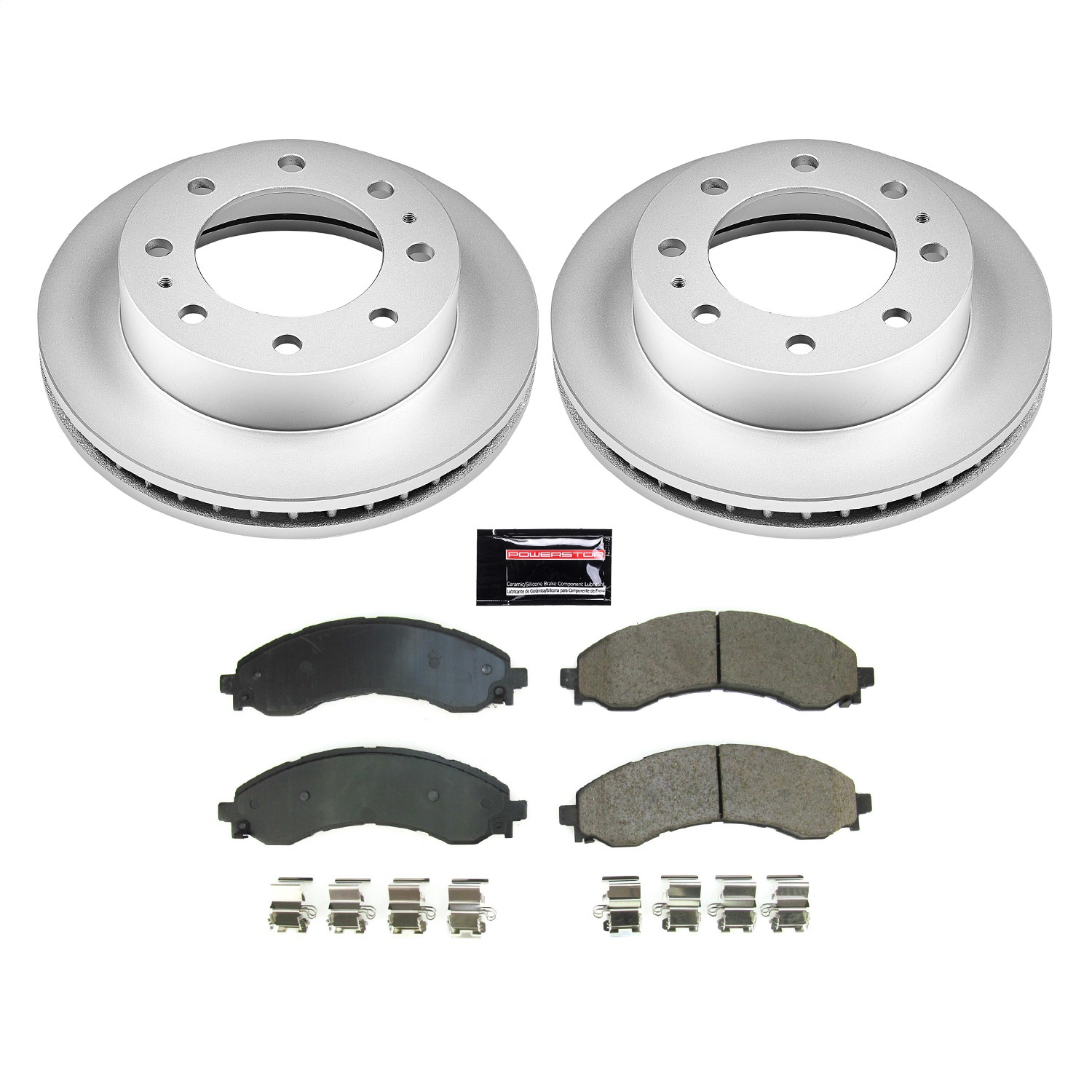Power Stop - CRK8746 - Front - Disc Brake Pad and Rotor Kit