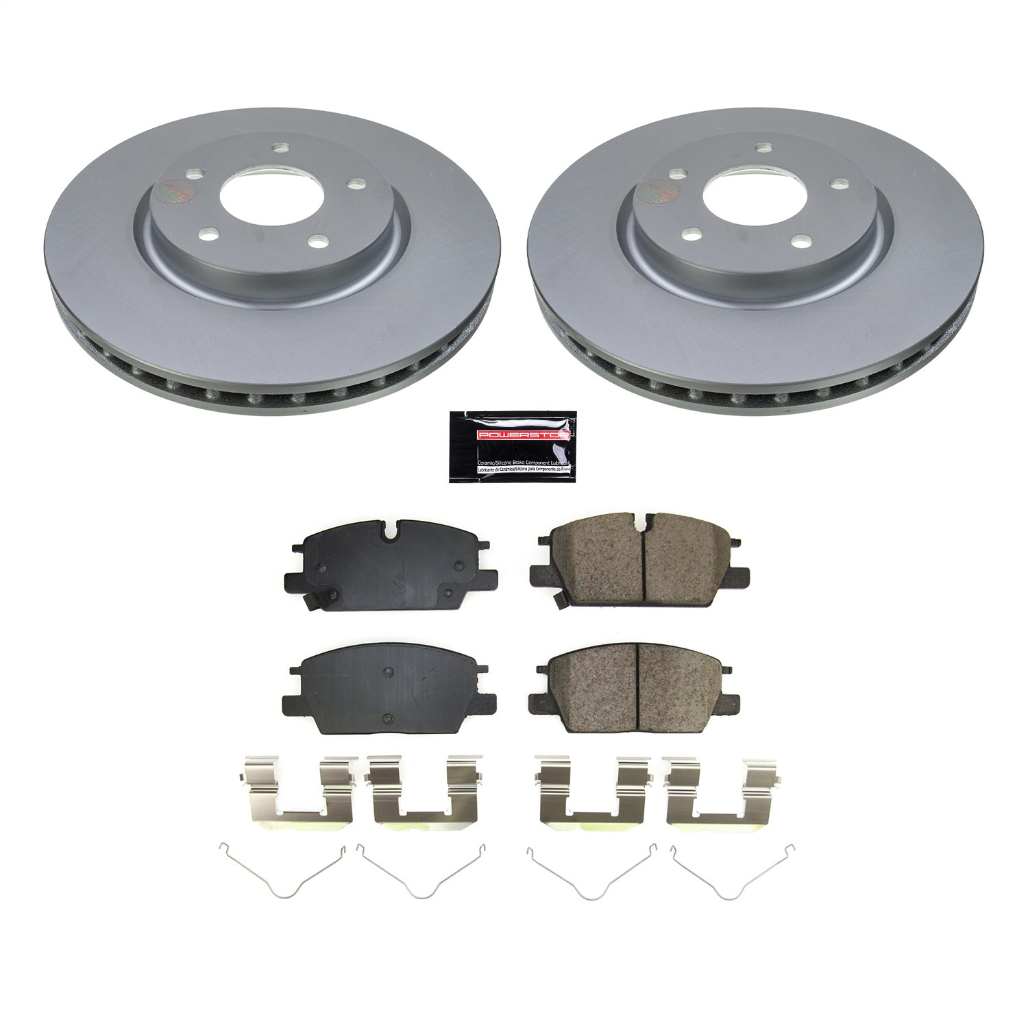 Power Stop - CRK8751 - Front - Disc Brake Pad and Rotor Kit