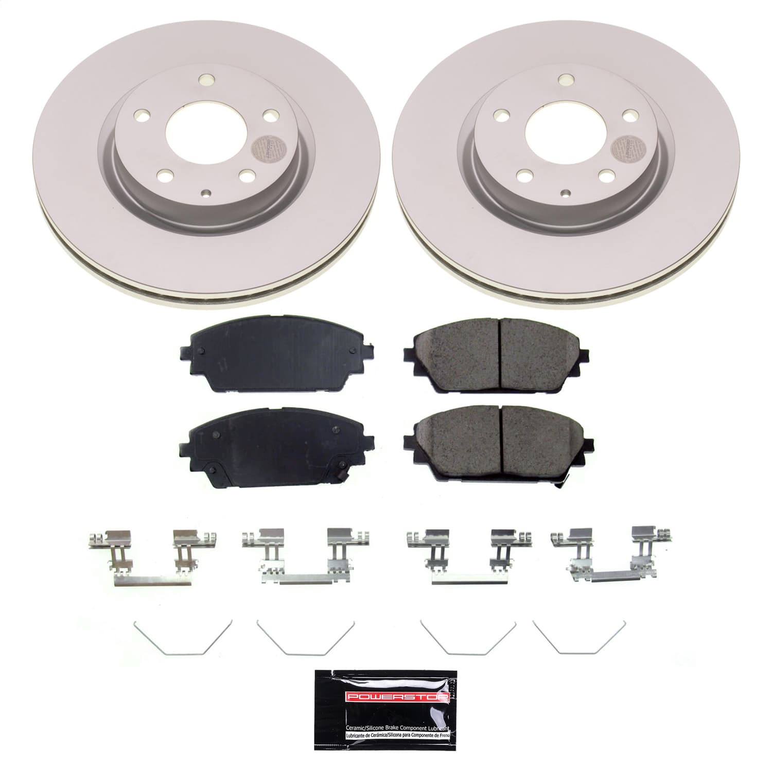 Power Stop - CRK8754 - Front - Disc Brake Pad and Rotor Kit