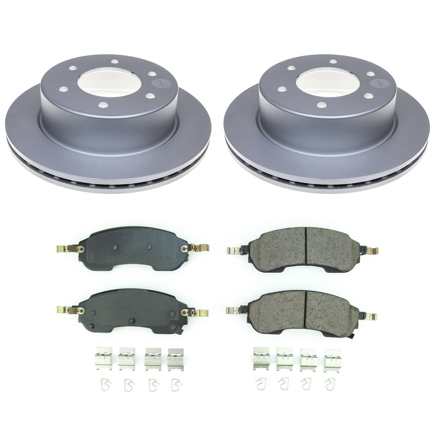 Power Stop - CRK8763 - Rear - Disc Brake Pad and Rotor Kit