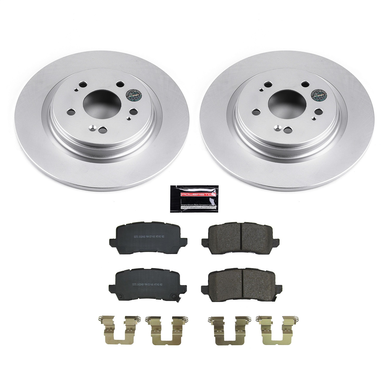 Power Stop - CRK8768 - Rear - Disc Brake Pad and Rotor Kit