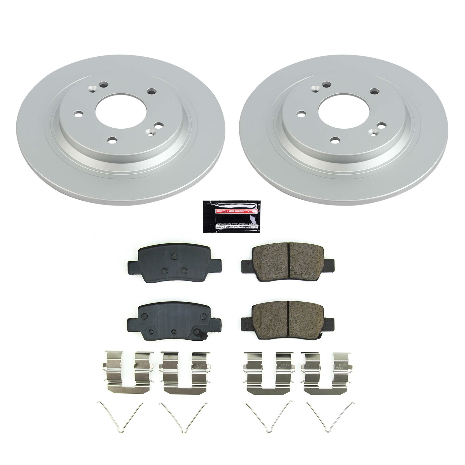 Power Stop - CRK8770 - Rear - Disc Brake Pad and Rotor Kit