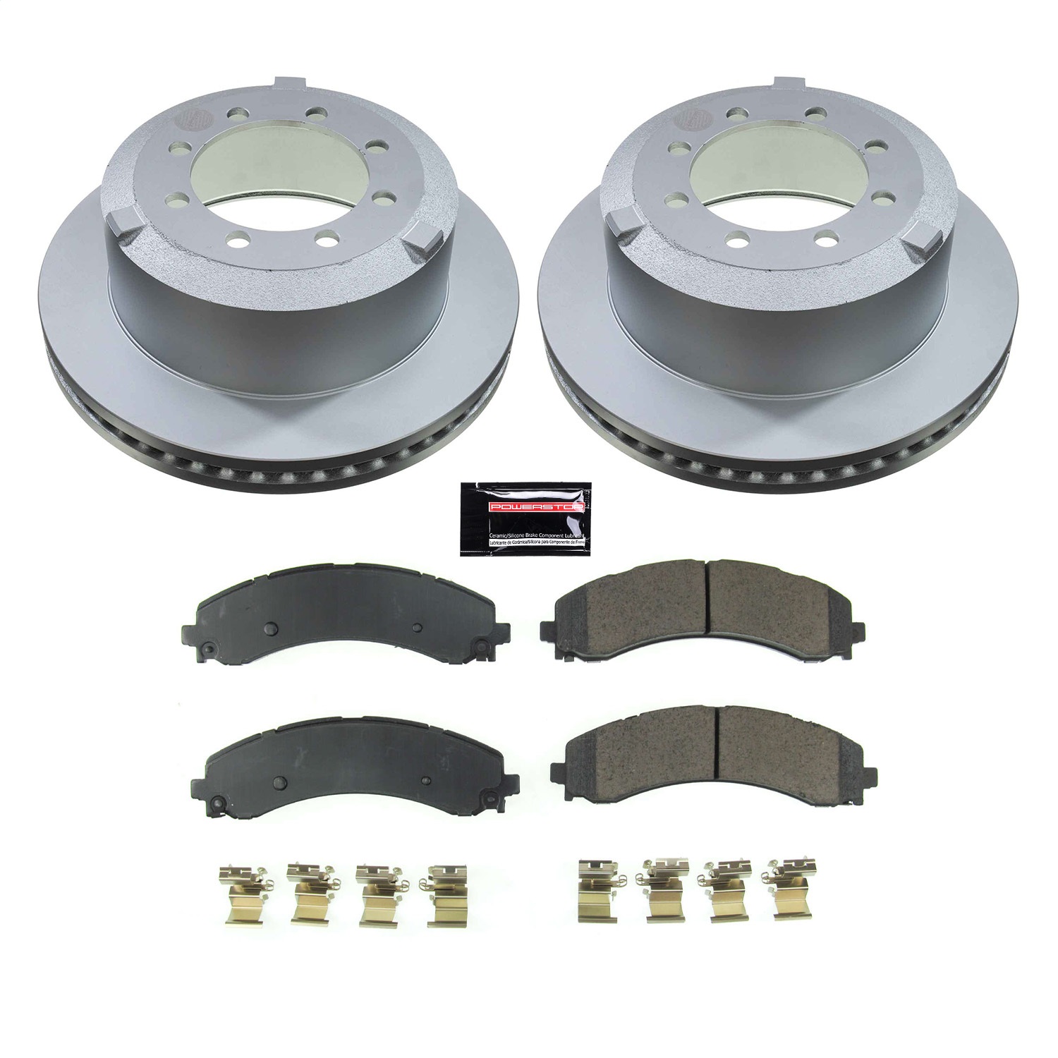 Power Stop - CRK8776 - Rear - Disc Brake Pad and Rotor Kit