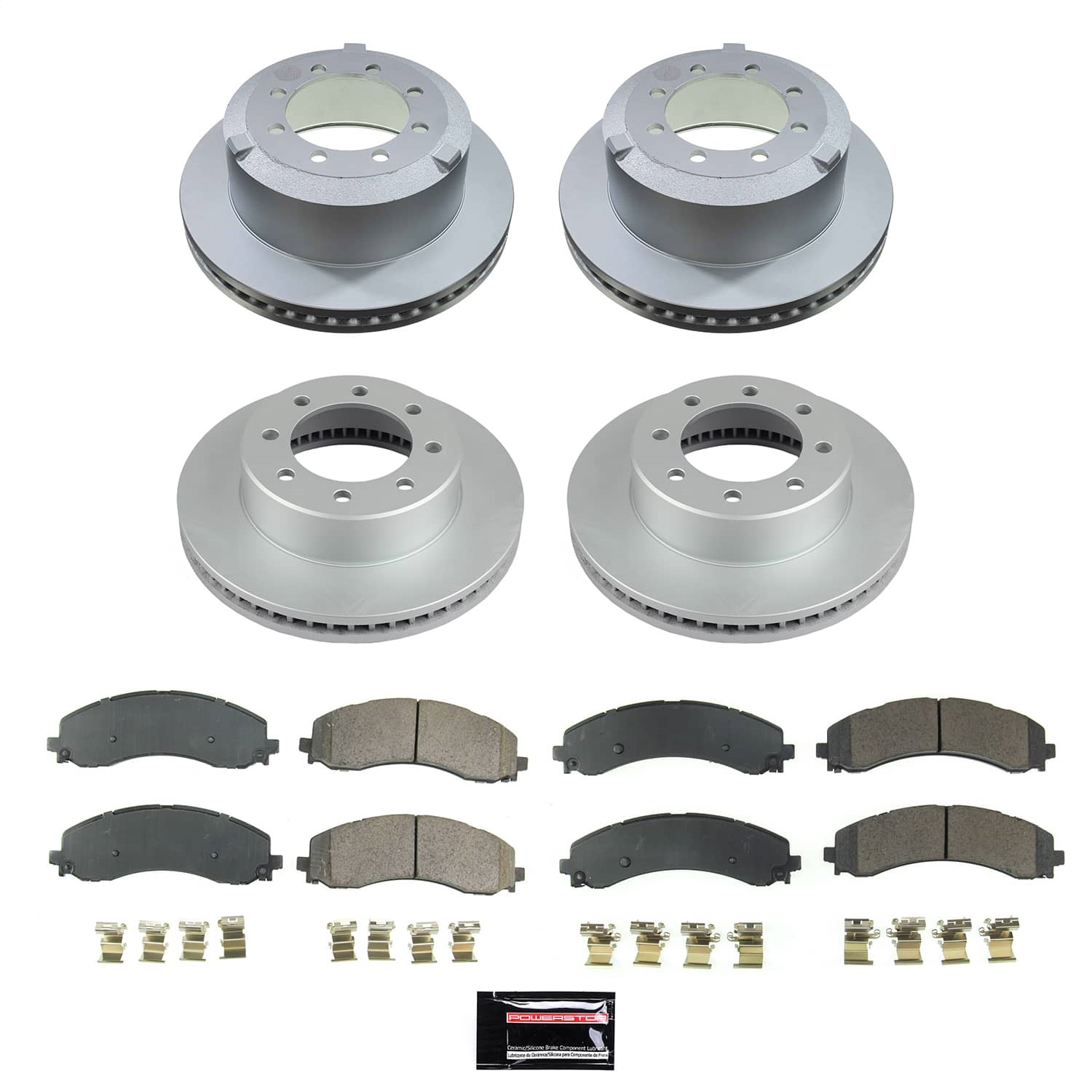 Power Stop - CRK8792 - Front and Rear - Disc Brake Pad and Rotor Kit