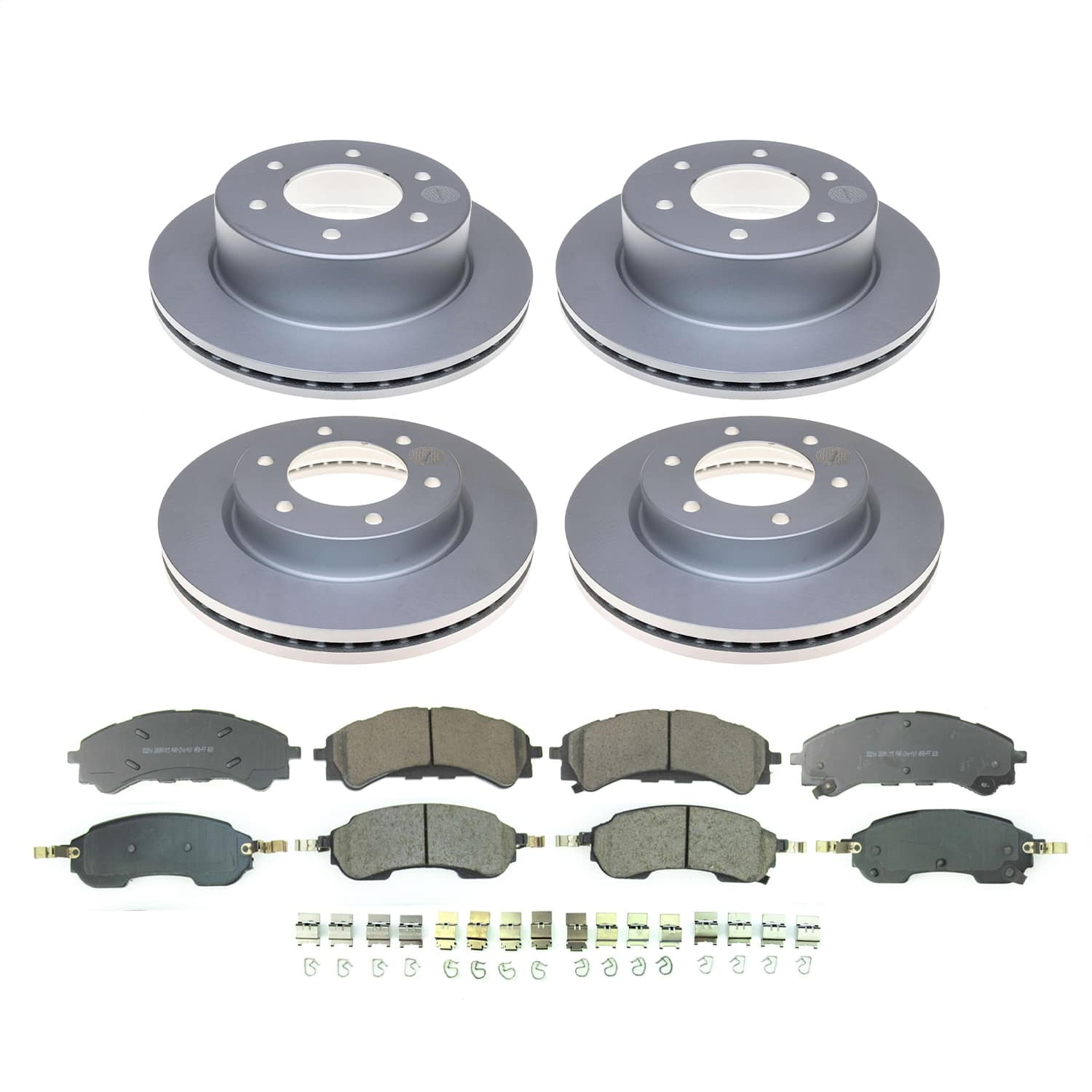 Power Stop - CRK8802 - Front and Rear - Disc Brake Pad and Rotor Kit