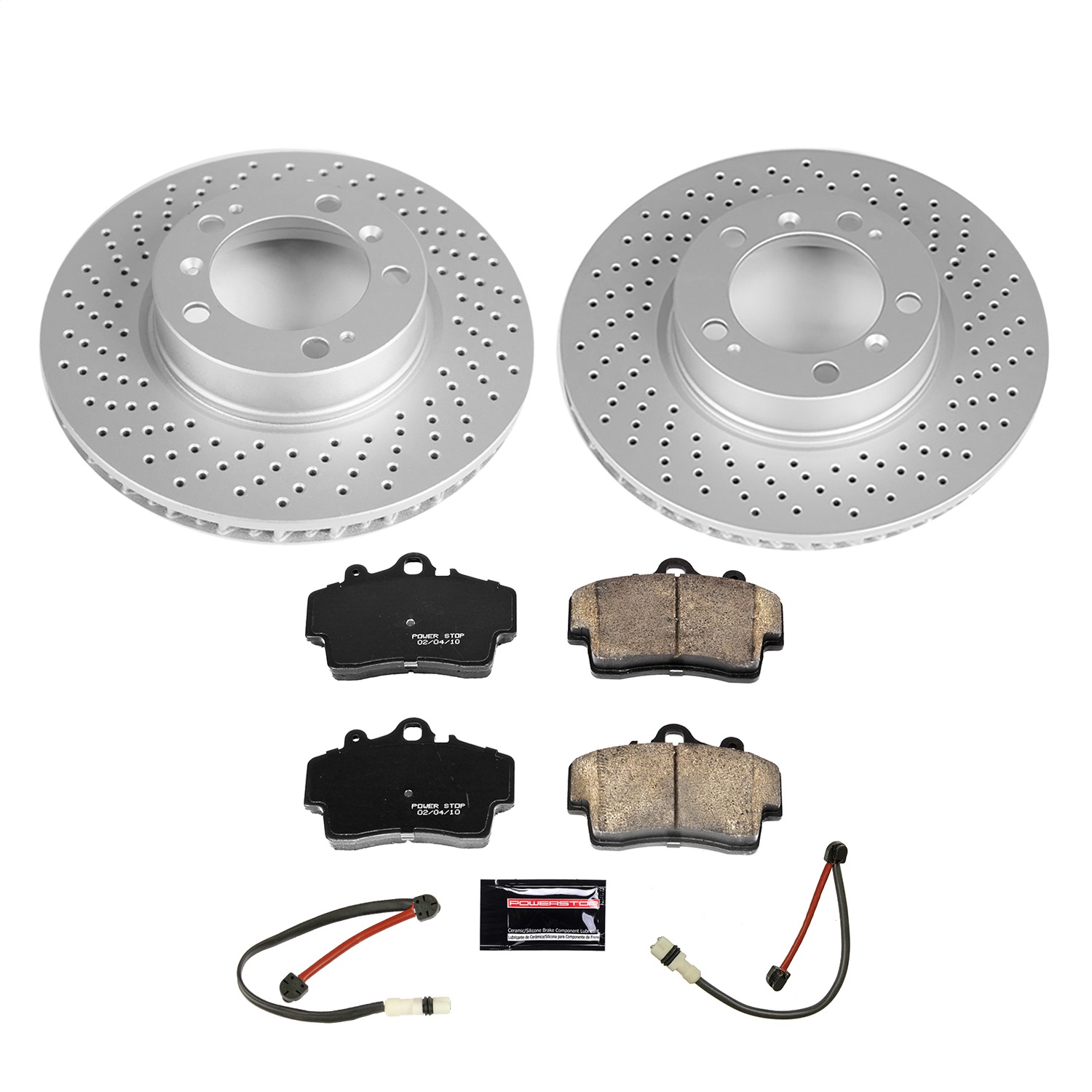 Power Stop - CRK8822 - Front - Disc Brake Pad and Rotor Kit