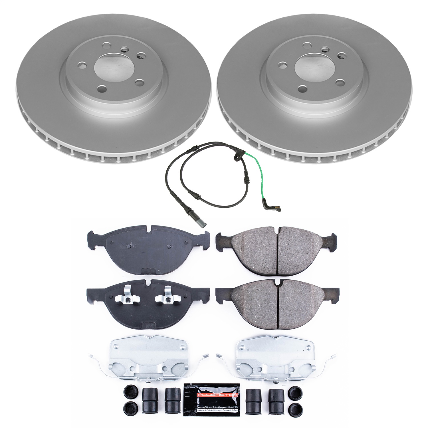 Power Stop - CRK8824 - Front - Disc Brake Pad and Rotor Kit