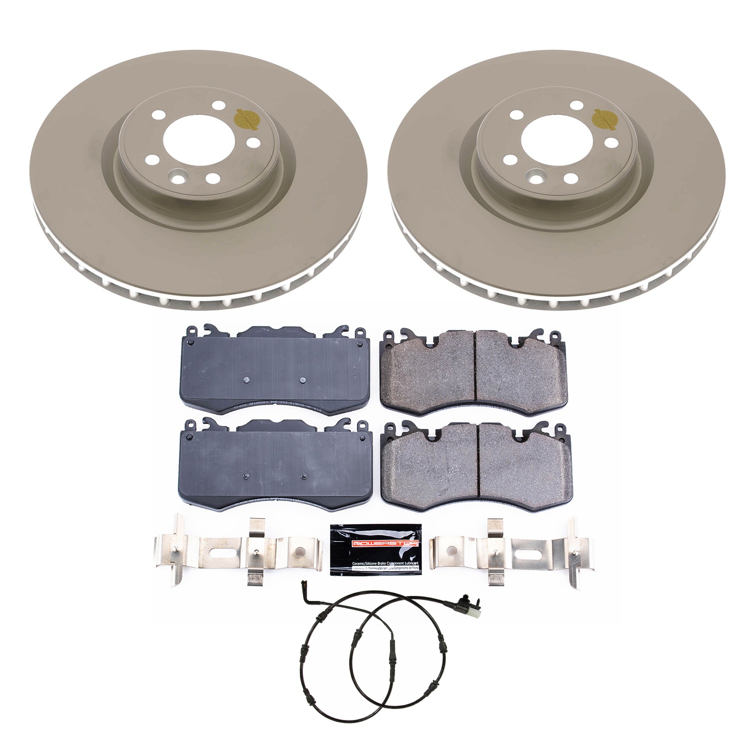 Power Stop - CRK8826 - Front - Disc Brake Pad and Rotor Kit