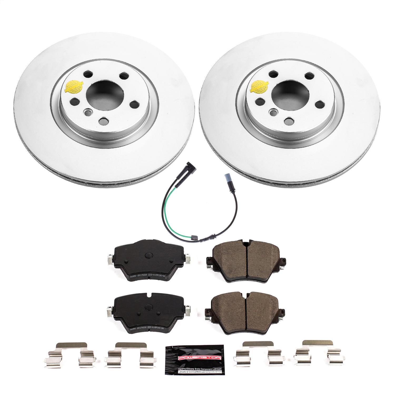 Power Stop - CRK8827 - Front - Disc Brake Pad and Rotor Kit