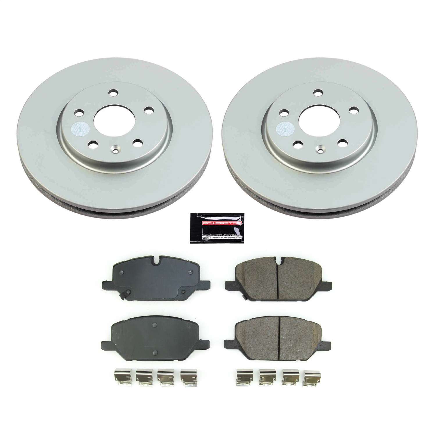 Power Stop - CRK8829 - Front - Disc Brake Pad and Rotor Kit