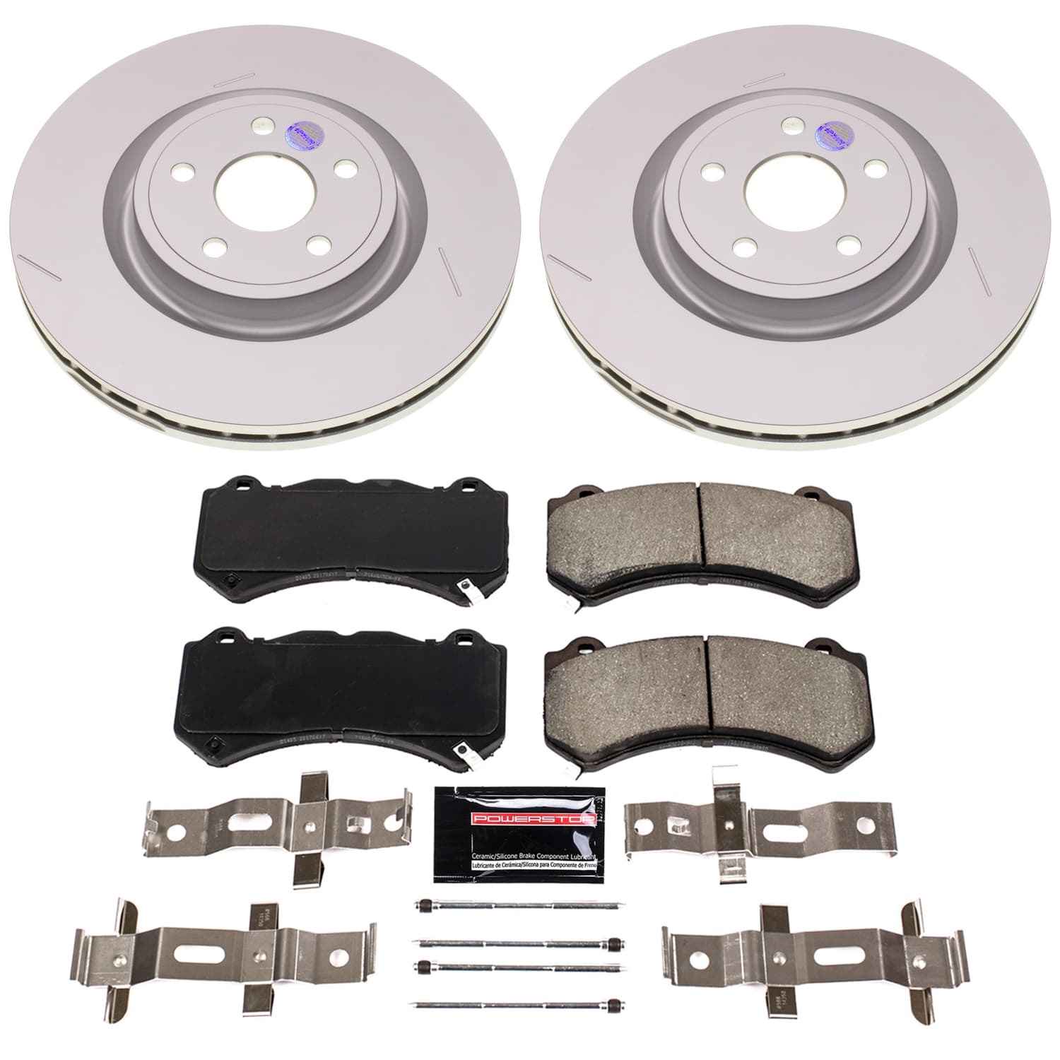 Power Stop - CRK8838 - Front - Disc Brake Pad and Rotor Kit