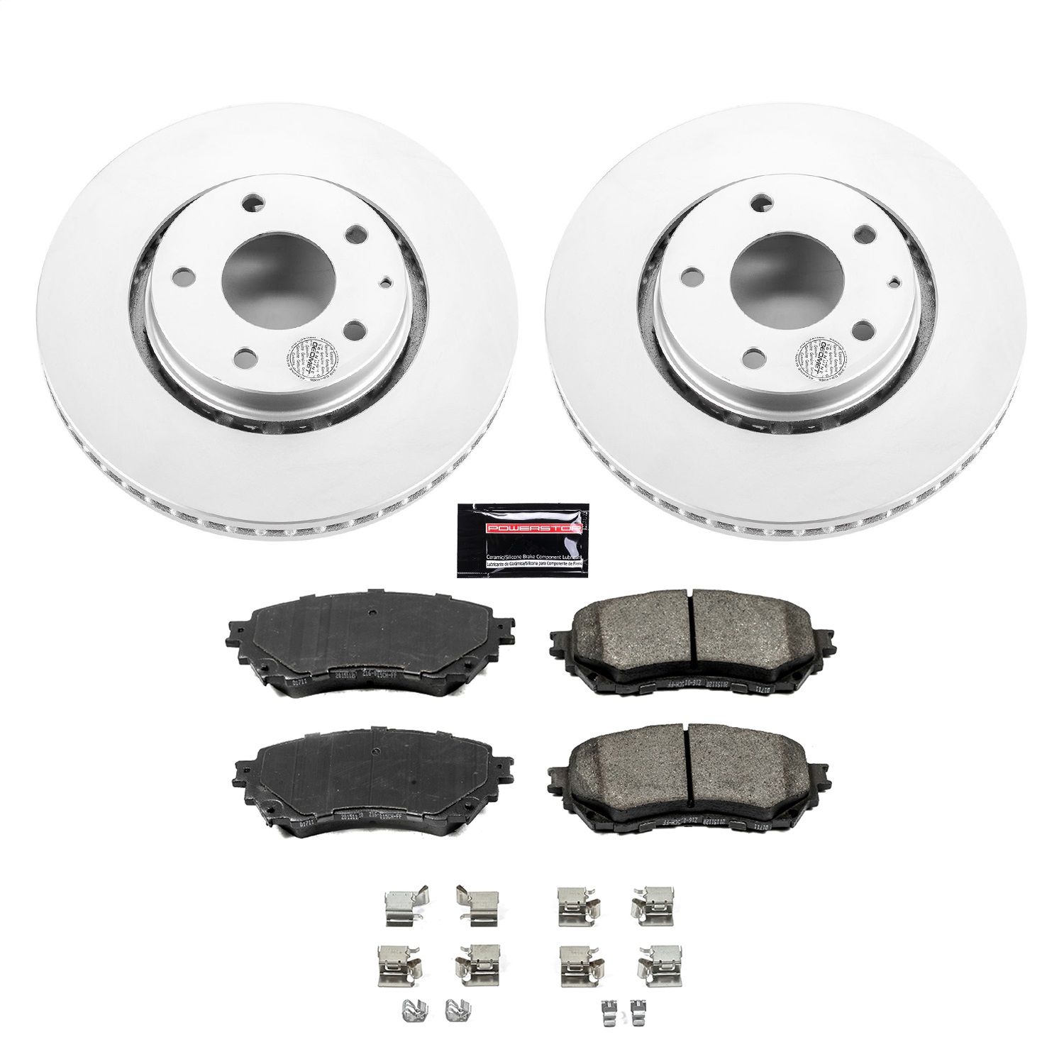Power Stop - CRK8840 - Front - Disc Brake Pad and Rotor Kit