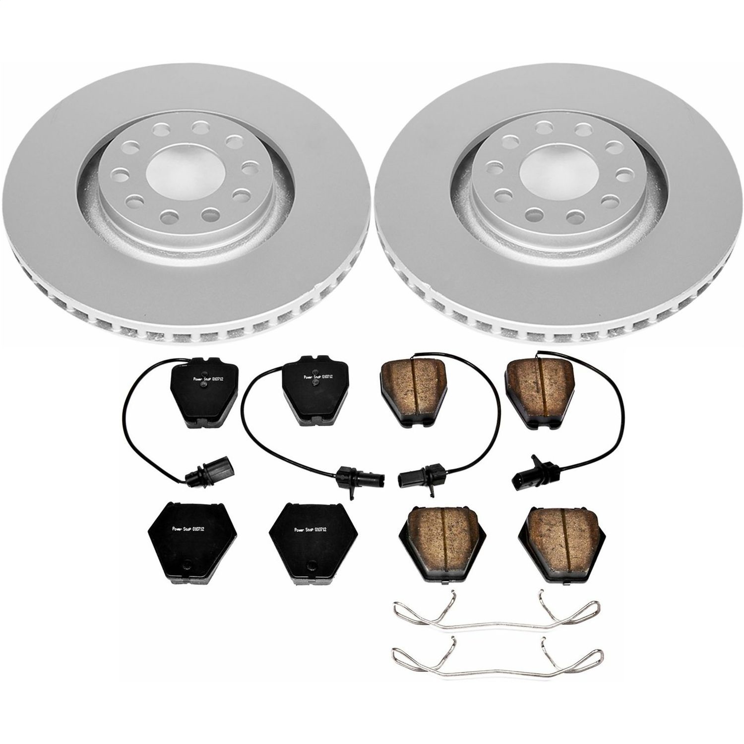 Power Stop - CRK886 - Front - Disc Brake Pad and Rotor Kit