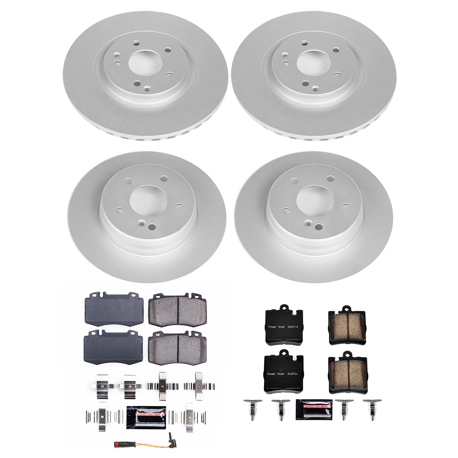 Power Stop - CRK8913 - Front and Rear - Disc Brake Pad and Rotor Kit