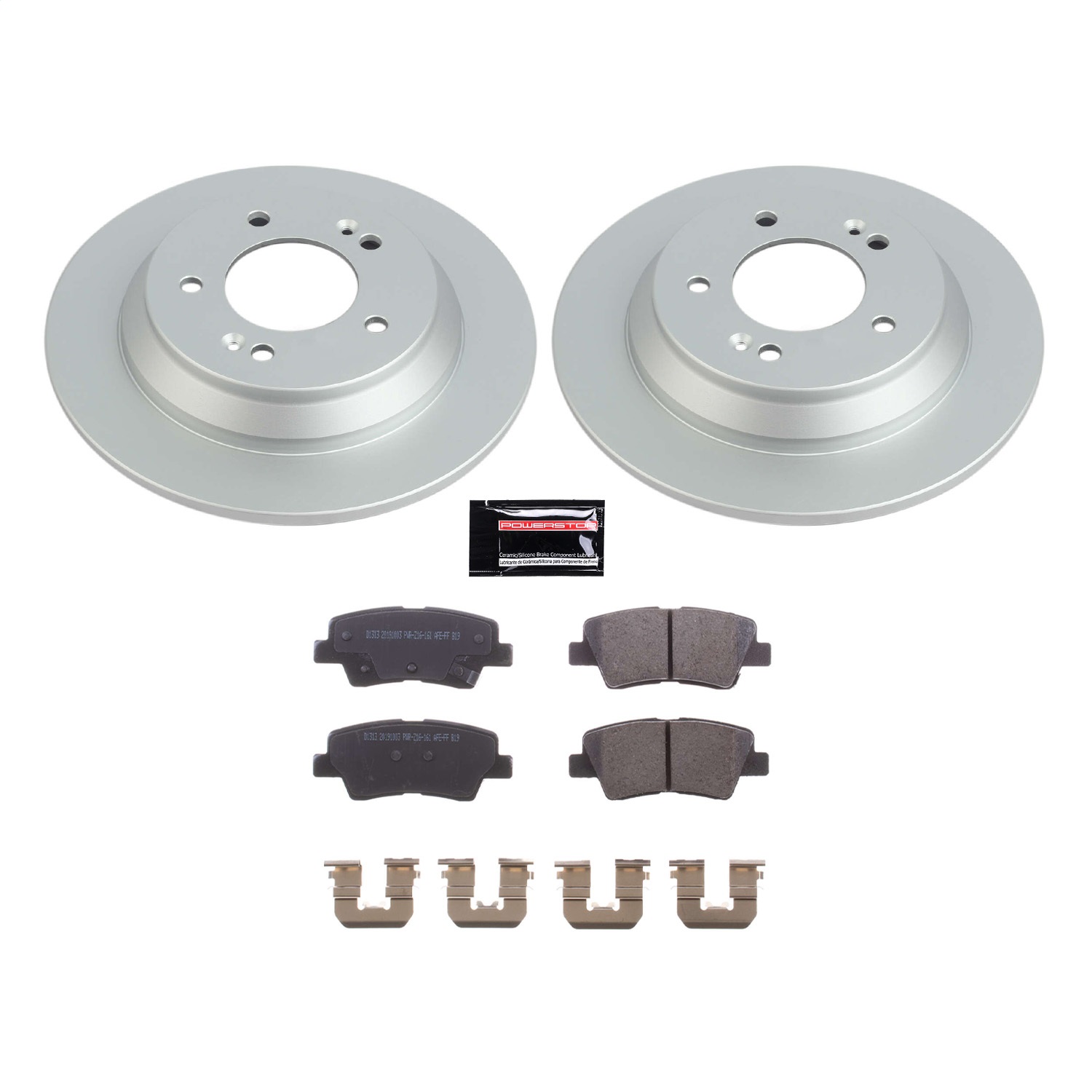 Power Stop - CRK8923 - Rear - Disc Brake Pad and Rotor Kit