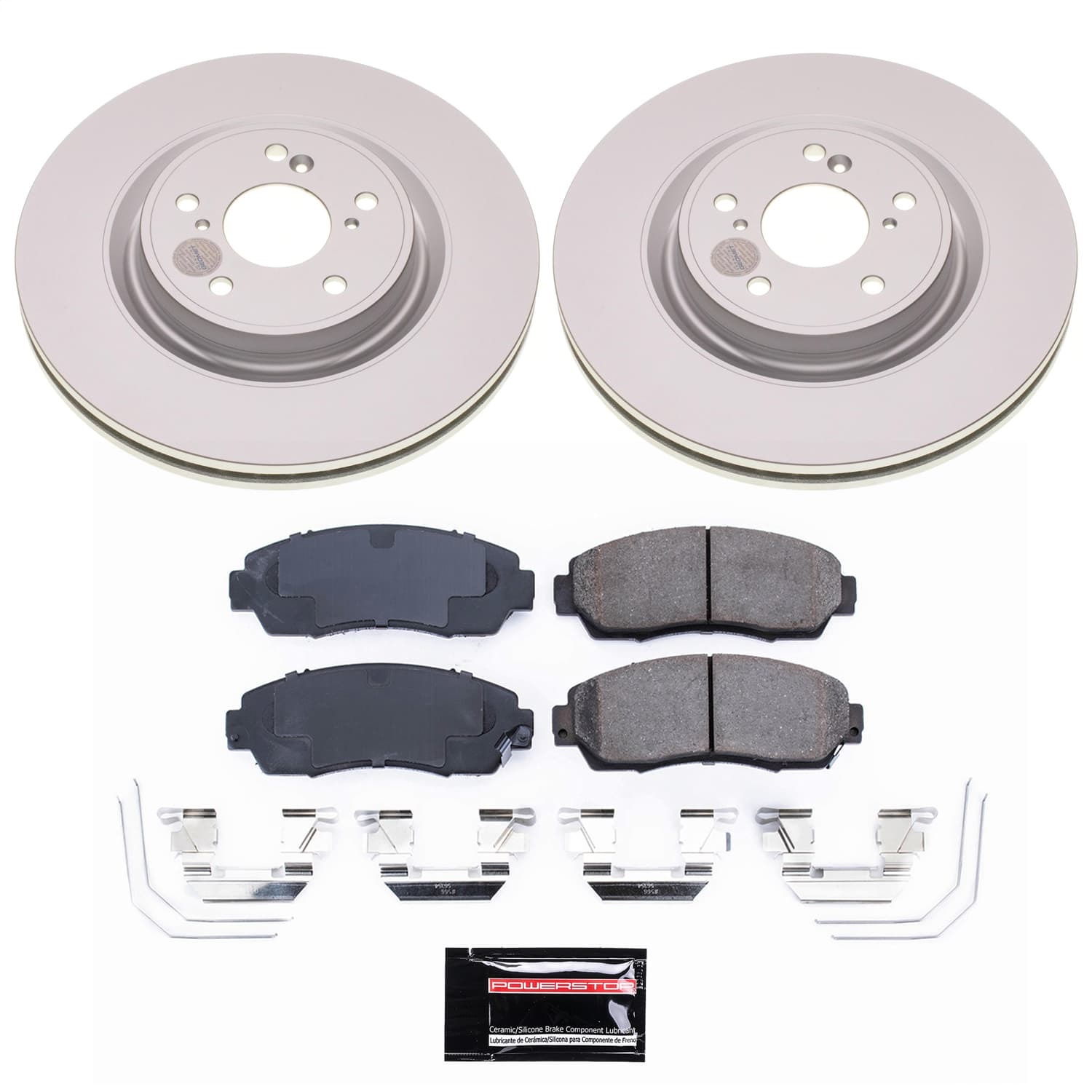 Power Stop - CRK8928 - Front - Disc Brake Pad and Rotor Kit