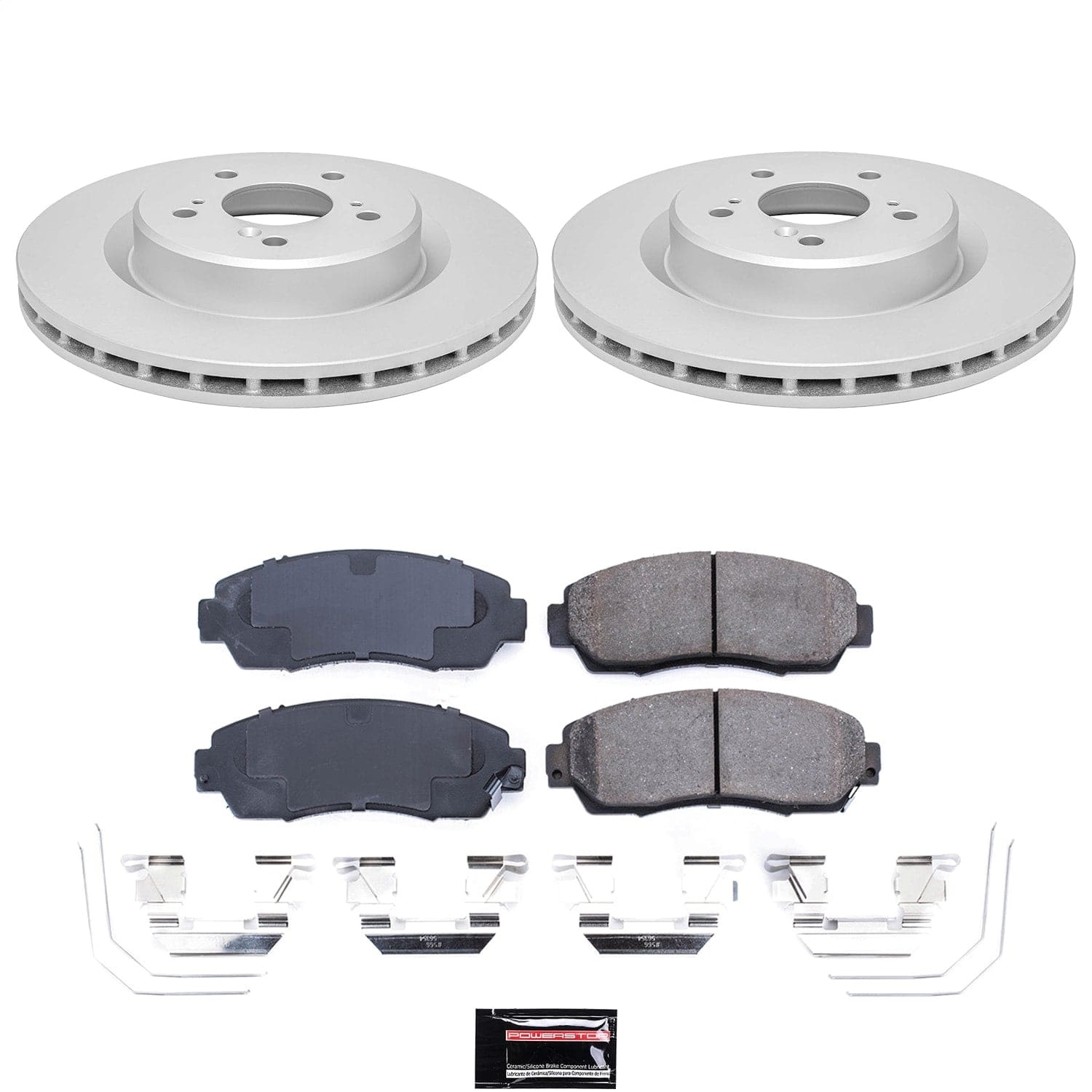 Power Stop - CRK8930 - Front - Disc Brake Pad and Rotor Kit