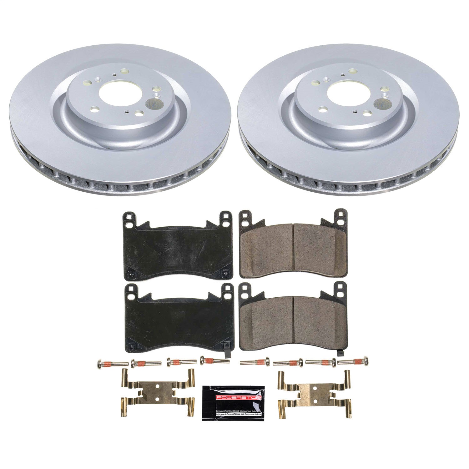 Power Stop - CRK8931 - Front - Disc Brake Pad and Rotor Kit