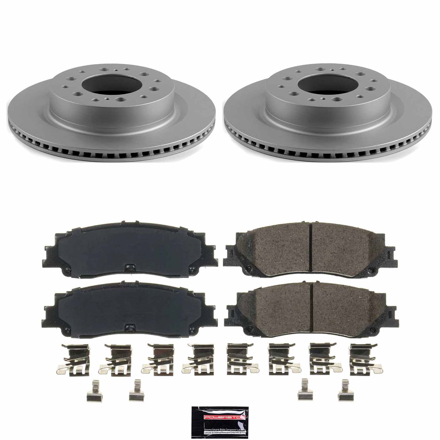Power Stop - CRK8938 - Rear - Disc Brake Pad and Rotor Kit