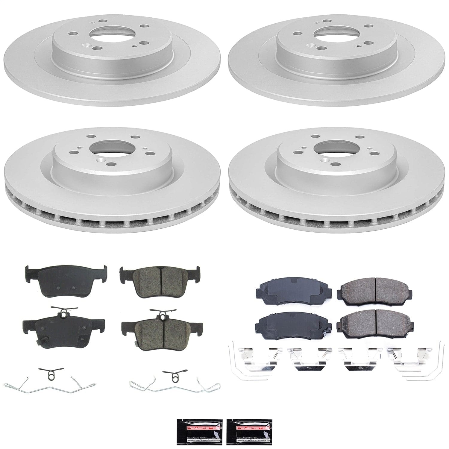 Power Stop - CRK8944 - Front - Disc Brake Pad and Rotor Kit