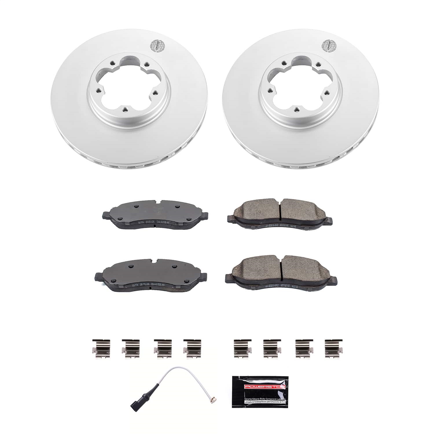 Power Stop - CRK8979 - Front - Disc Brake Pad and Rotor Kit