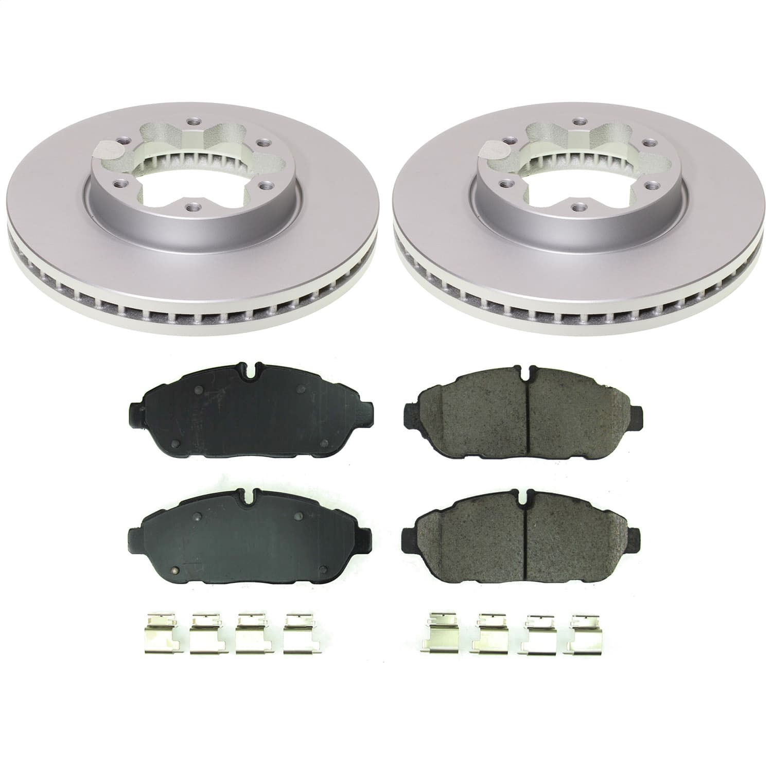 Power Stop - CRK8980 - Front - Disc Brake Pad and Rotor Kit