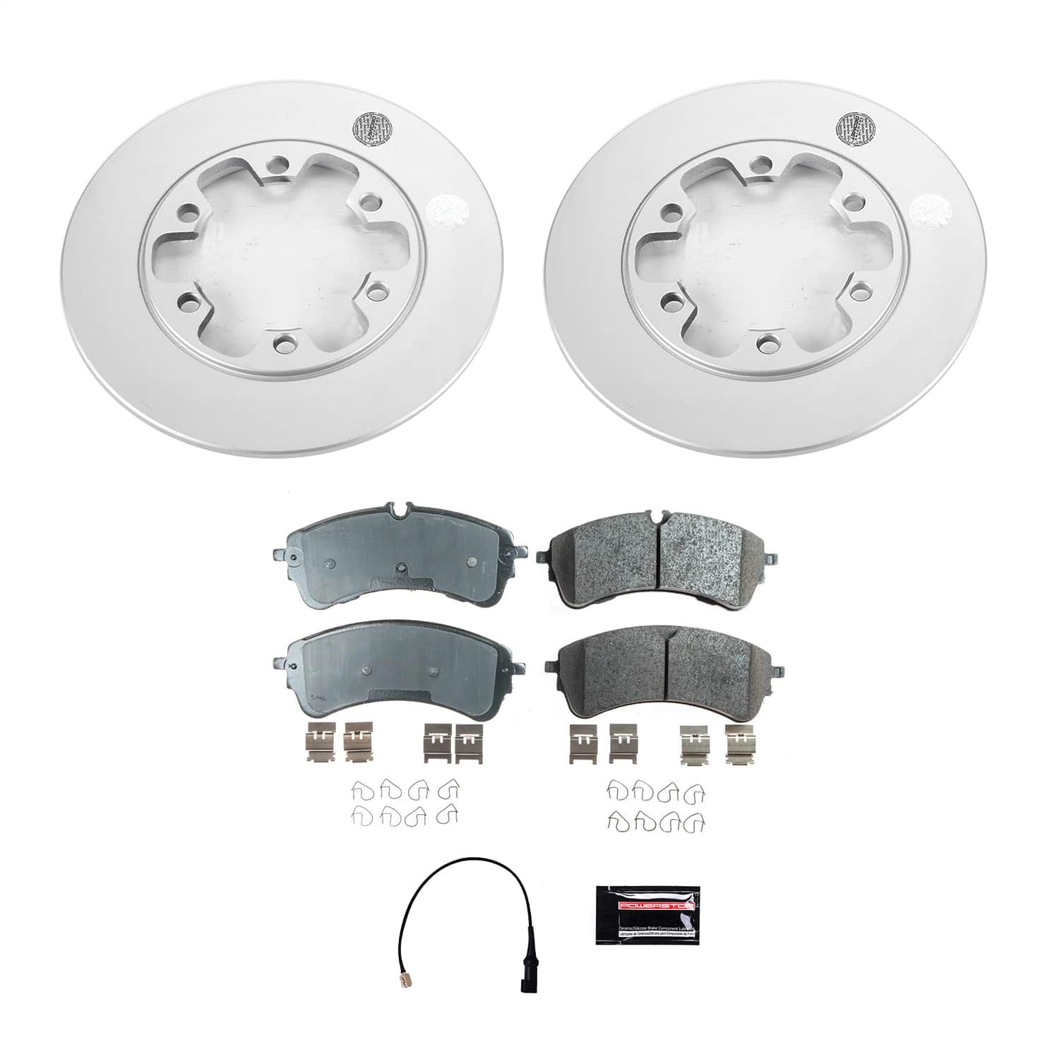 Power Stop - CRK8991 - Rear - Disc Brake Pad and Rotor Kit