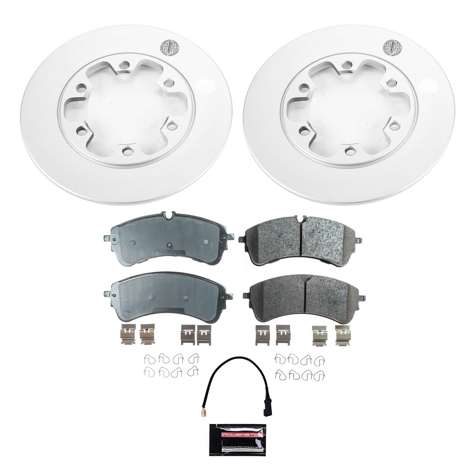 Power Stop - CRK8992 - Rear - Disc Brake Pad and Rotor Kit