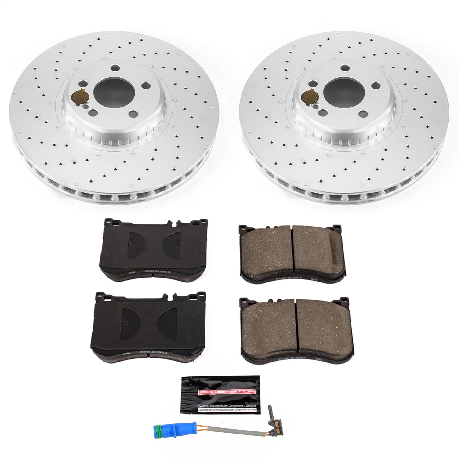 Power Stop - CRK9011 - Front - Disc Brake Pad and Rotor Kit