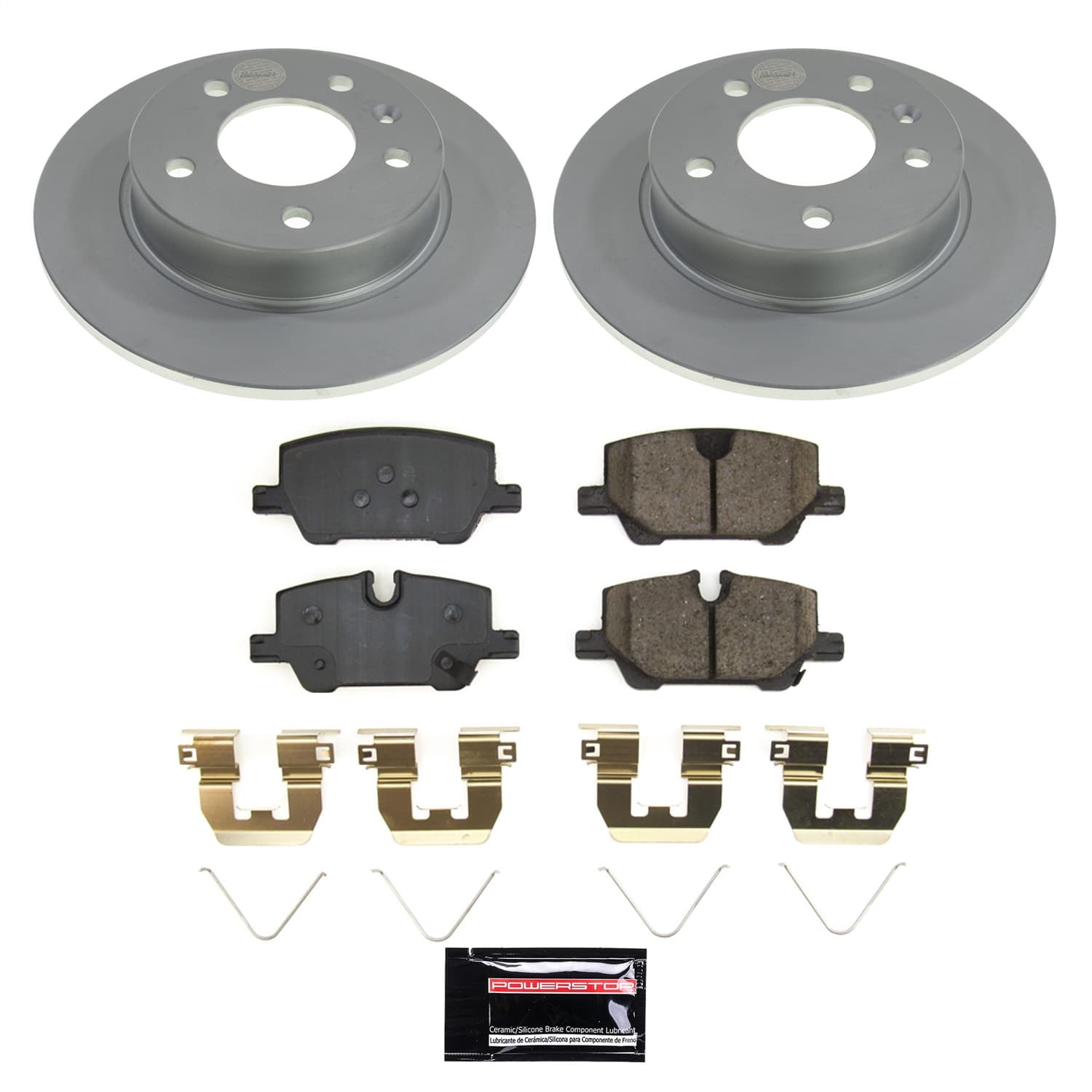 Power Stop - CRK9013 - Rear - Disc Brake Pad and Rotor Kit