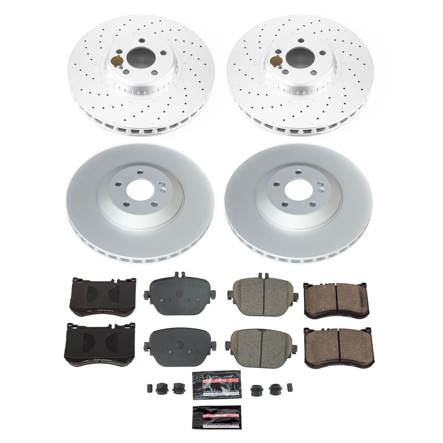 Power Stop - CRK9024 - Front and Rear - Disc Brake Pad and Rotor Kit