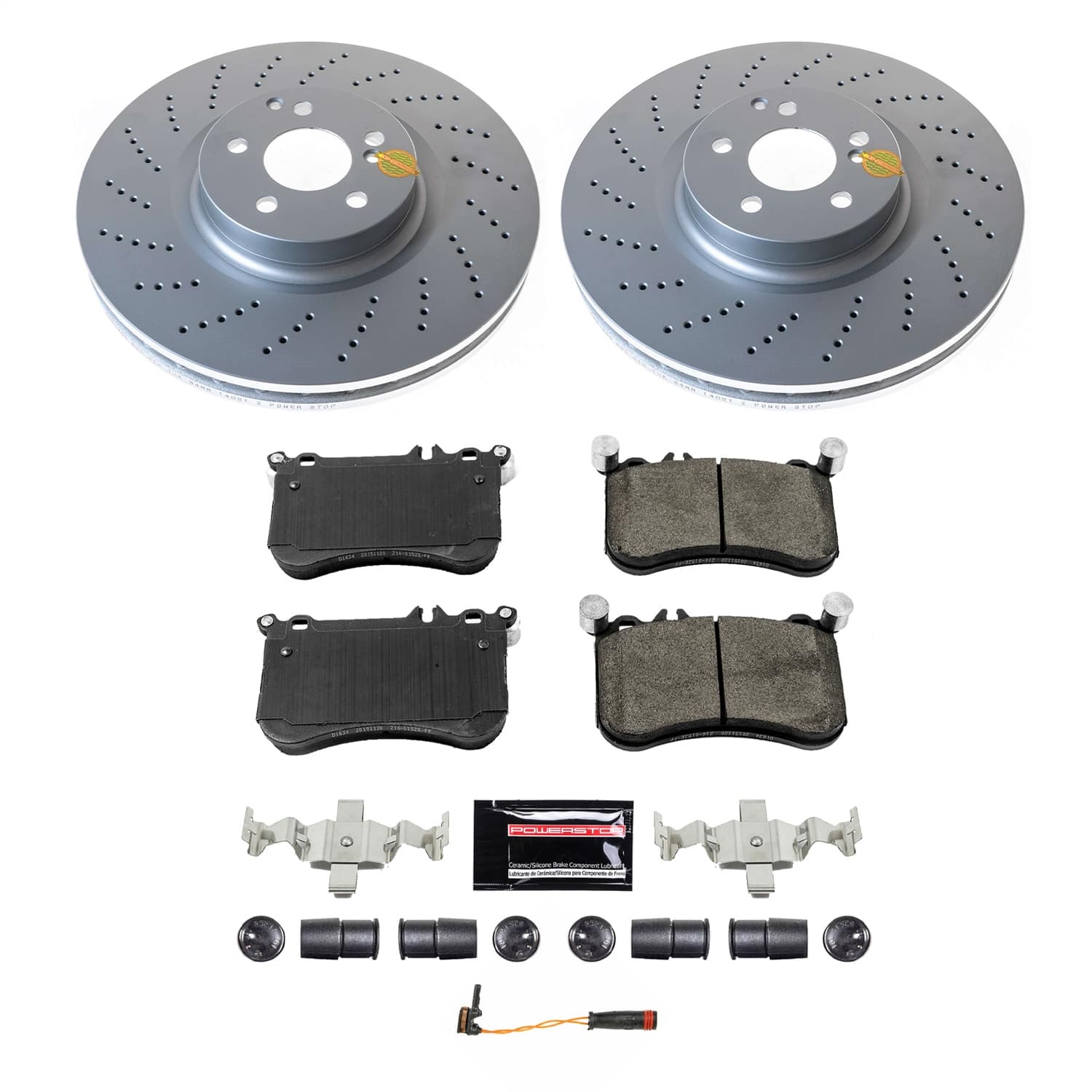 Power Stop - CRK9031 - Front - Disc Brake Pad and Rotor Kit