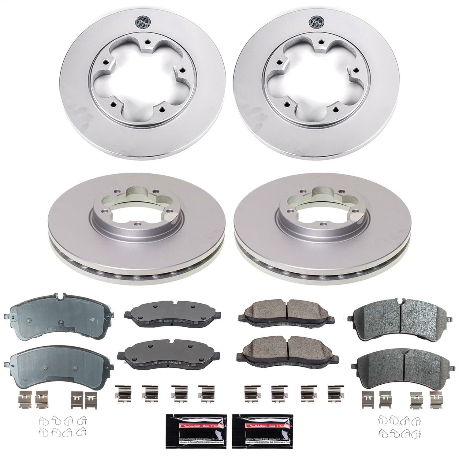 Power Stop - CRK9059 - Front and Rear - Disc Brake Pad and Rotor Kit