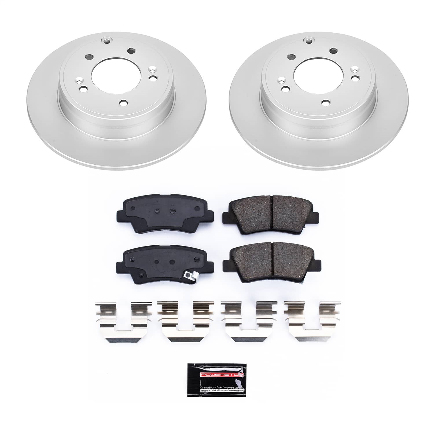 Power Stop - CRK9060 - Rear - Disc Brake Pad and Rotor Kit