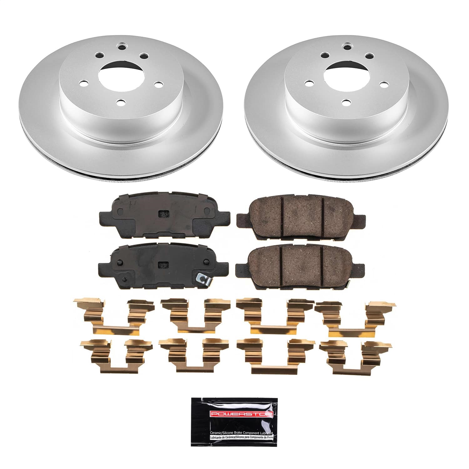 Power Stop - CRK9074 - Front - Disc Brake Pad and Rotor Kit