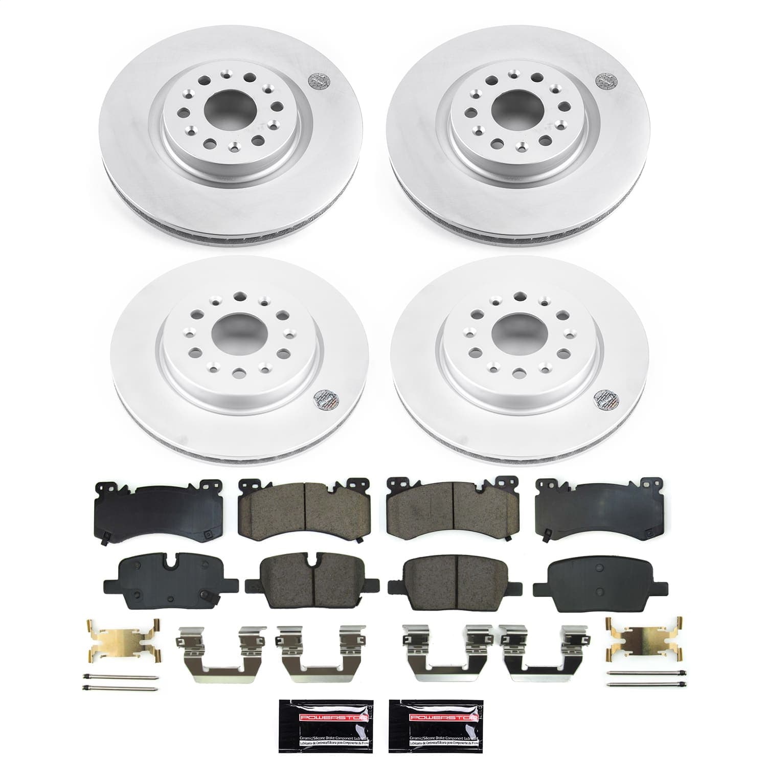 Power Stop - CRK9092 - Front and Rear - Disc Brake Pad and Rotor Kit