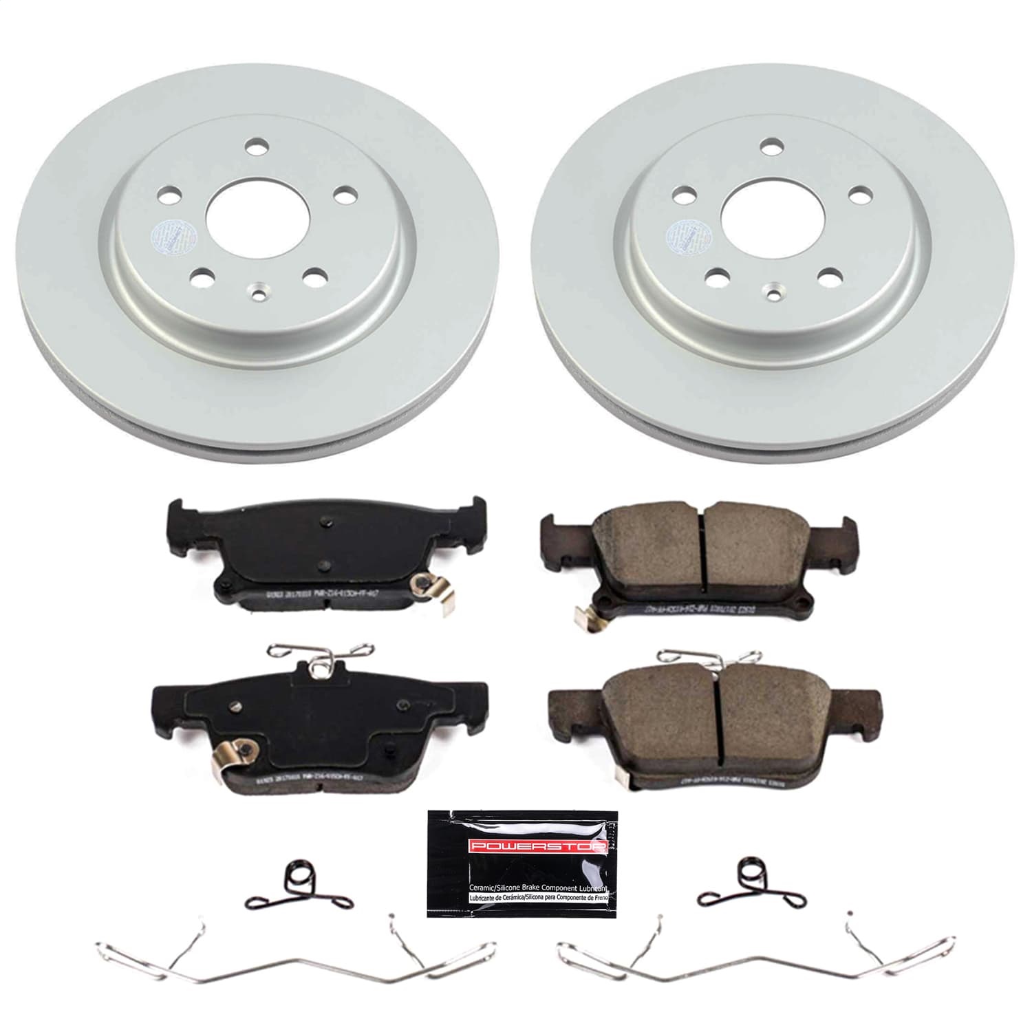 Power Stop - CRK9104 - Rear - Disc Brake Pad and Rotor Kit