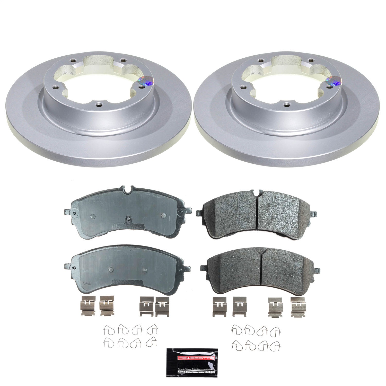 Power Stop - CRK9105 - Rear - Disc Brake Pad and Rotor Kit
