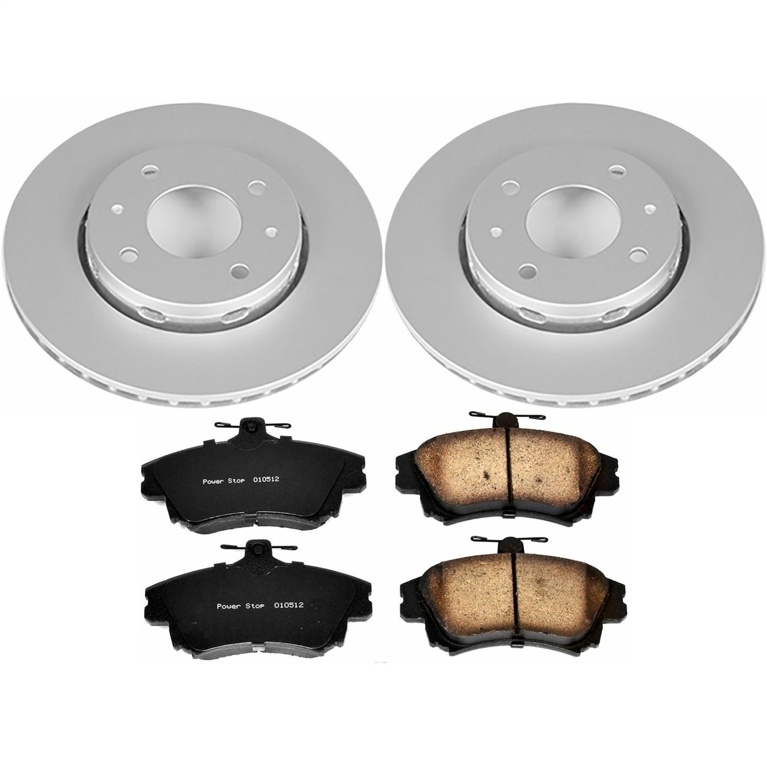 Power Stop - CRK911 - Front - Disc Brake Pad and Rotor Kit