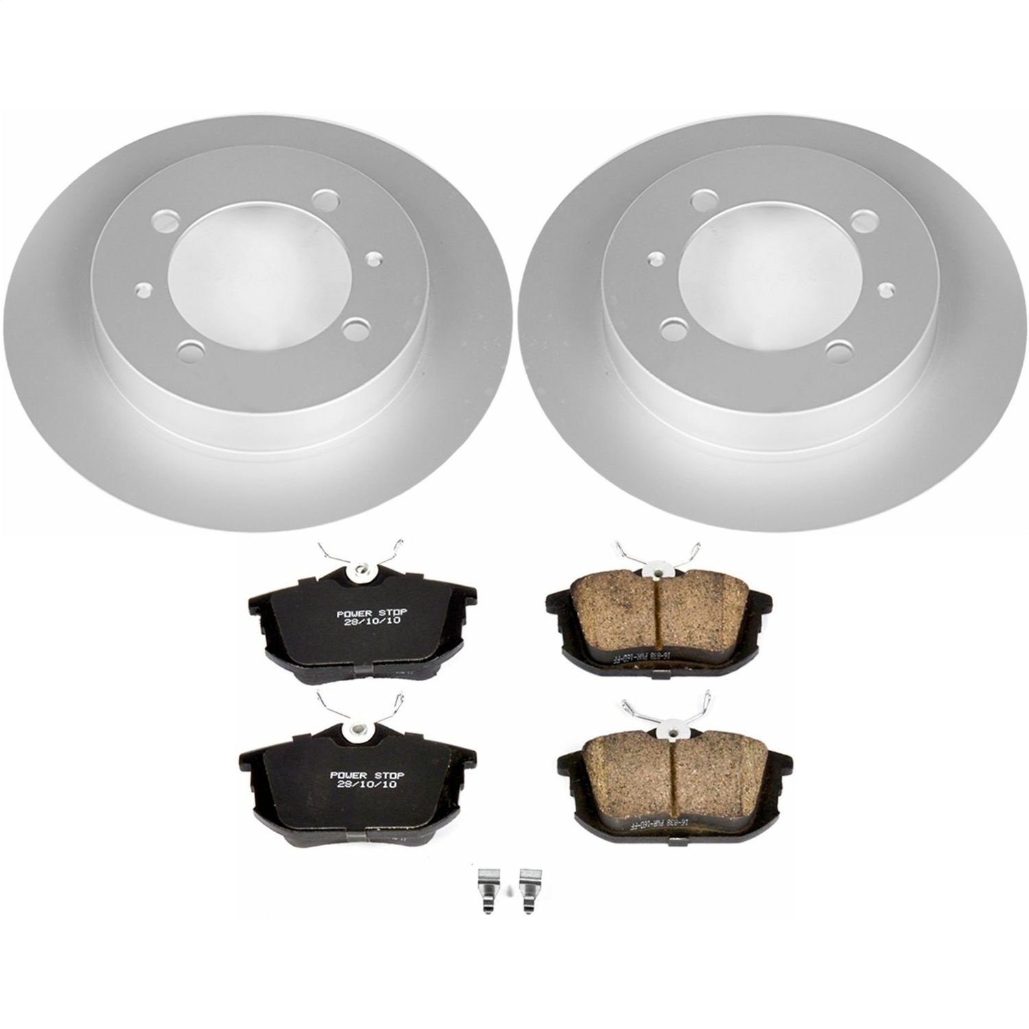 Power Stop - CRK913 - Rear - Disc Brake Pad and Rotor Kit