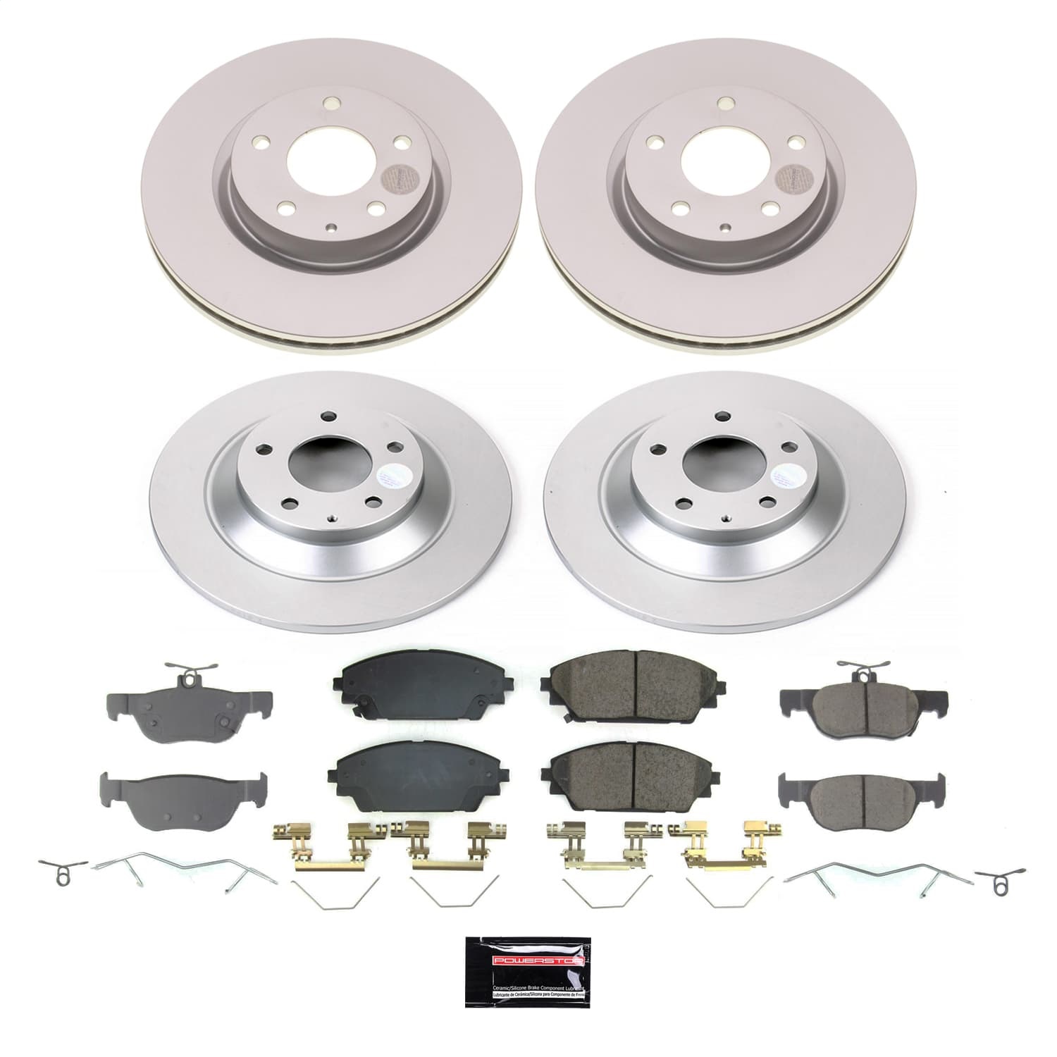 Power Stop - CRK9137 - Front and Rear - Disc Brake Pad and Rotor Kit