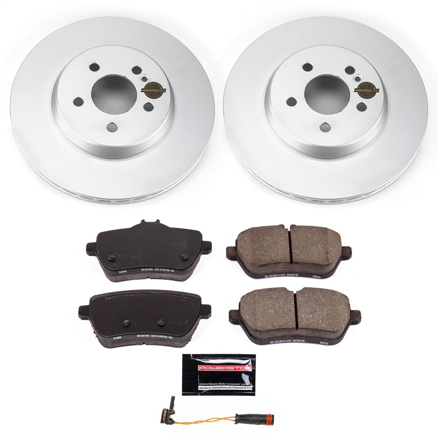 Power Stop - CRK9151 - Rear - Disc Brake Pad and Rotor Kit