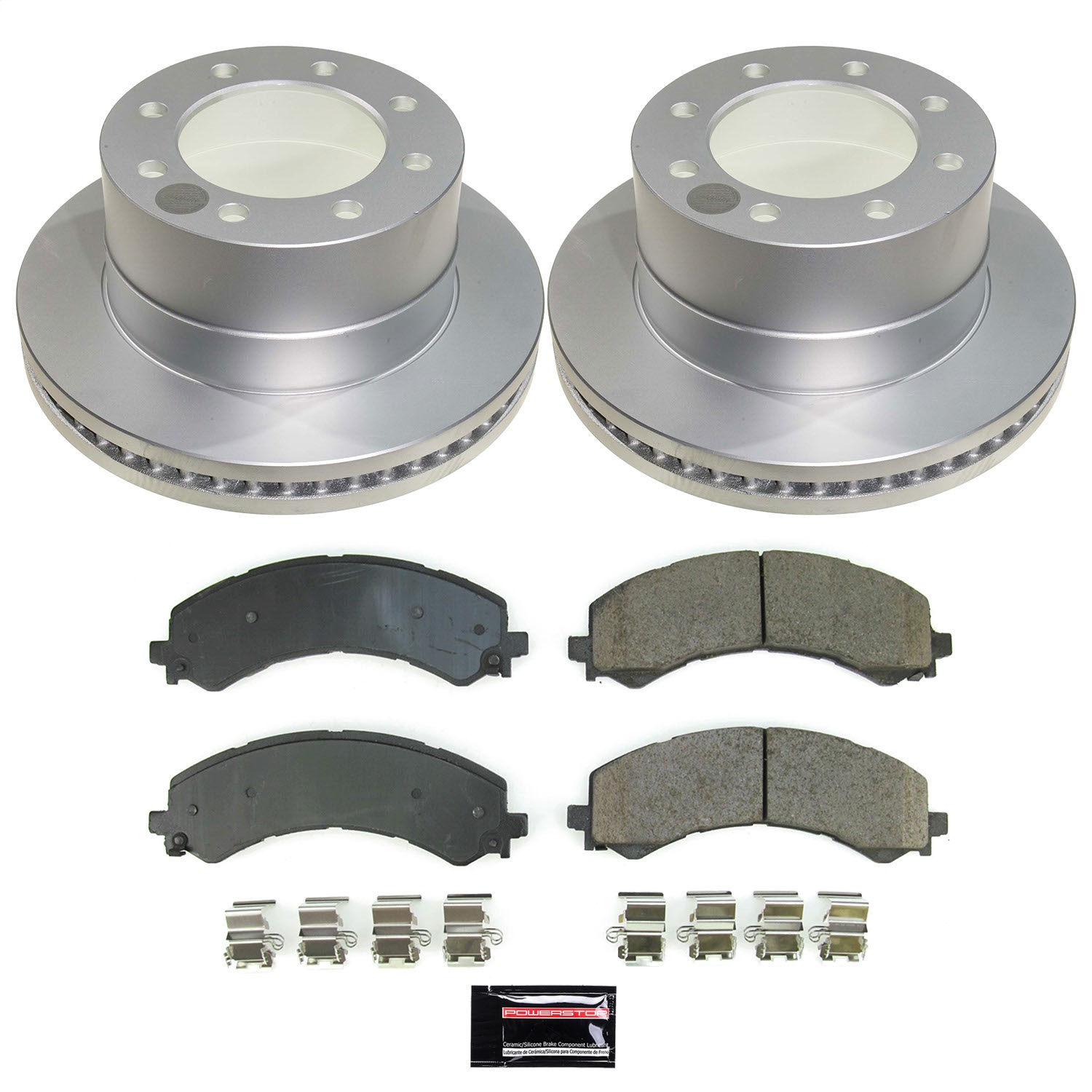 Power Stop - CRK9183 - Rear - Disc Brake Pad and Rotor Kit