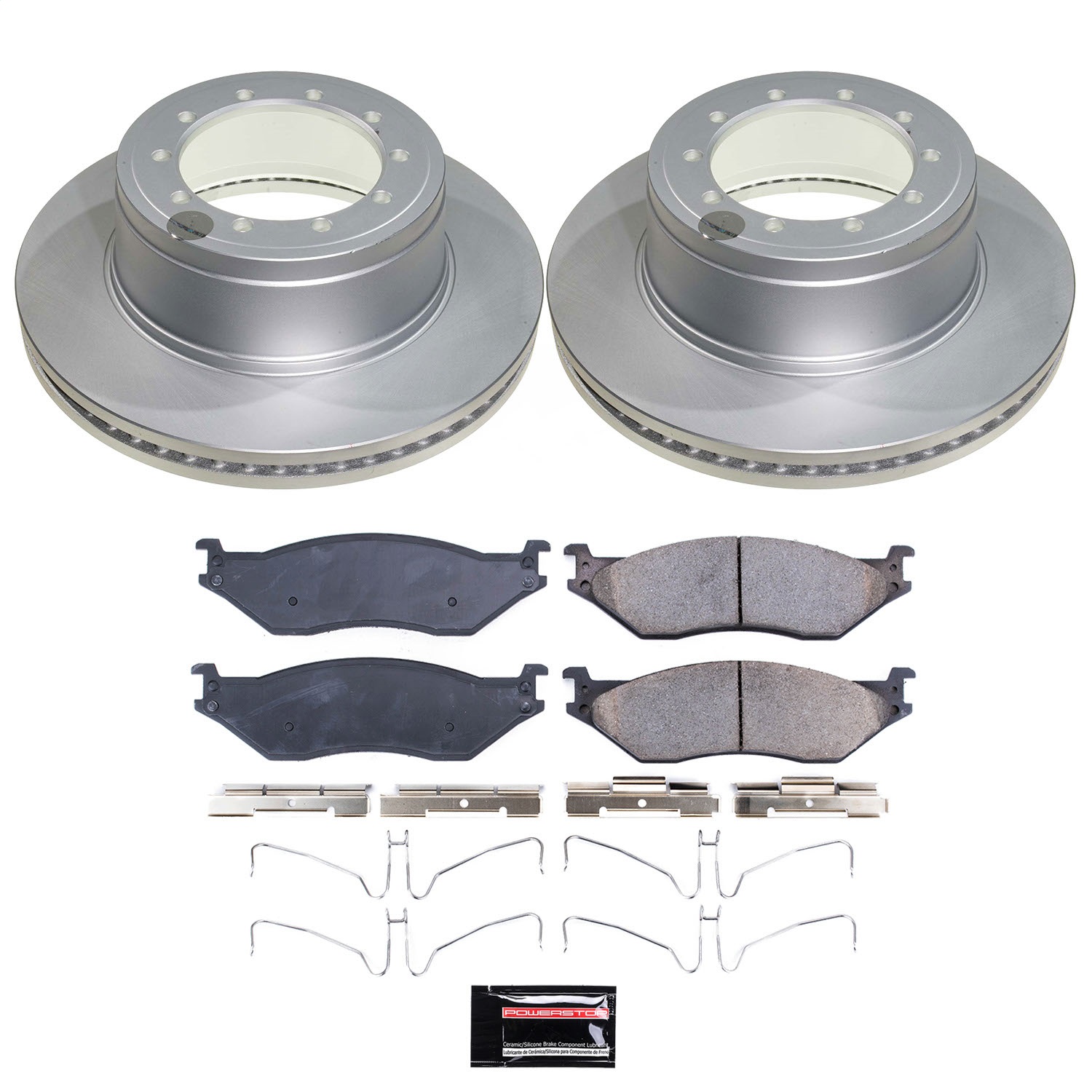 Power Stop - CRK9186 - Rear - Disc Brake Pad and Rotor Kit