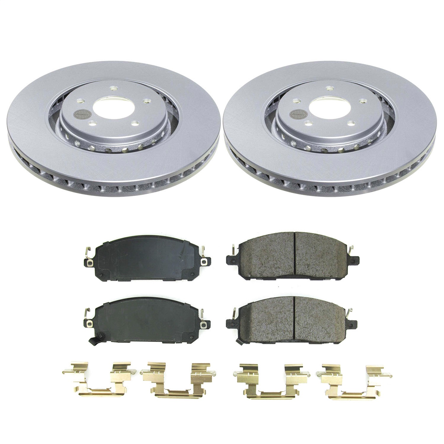 Power Stop - CRK9206 - Front - Disc Brake Pad and Rotor Kit