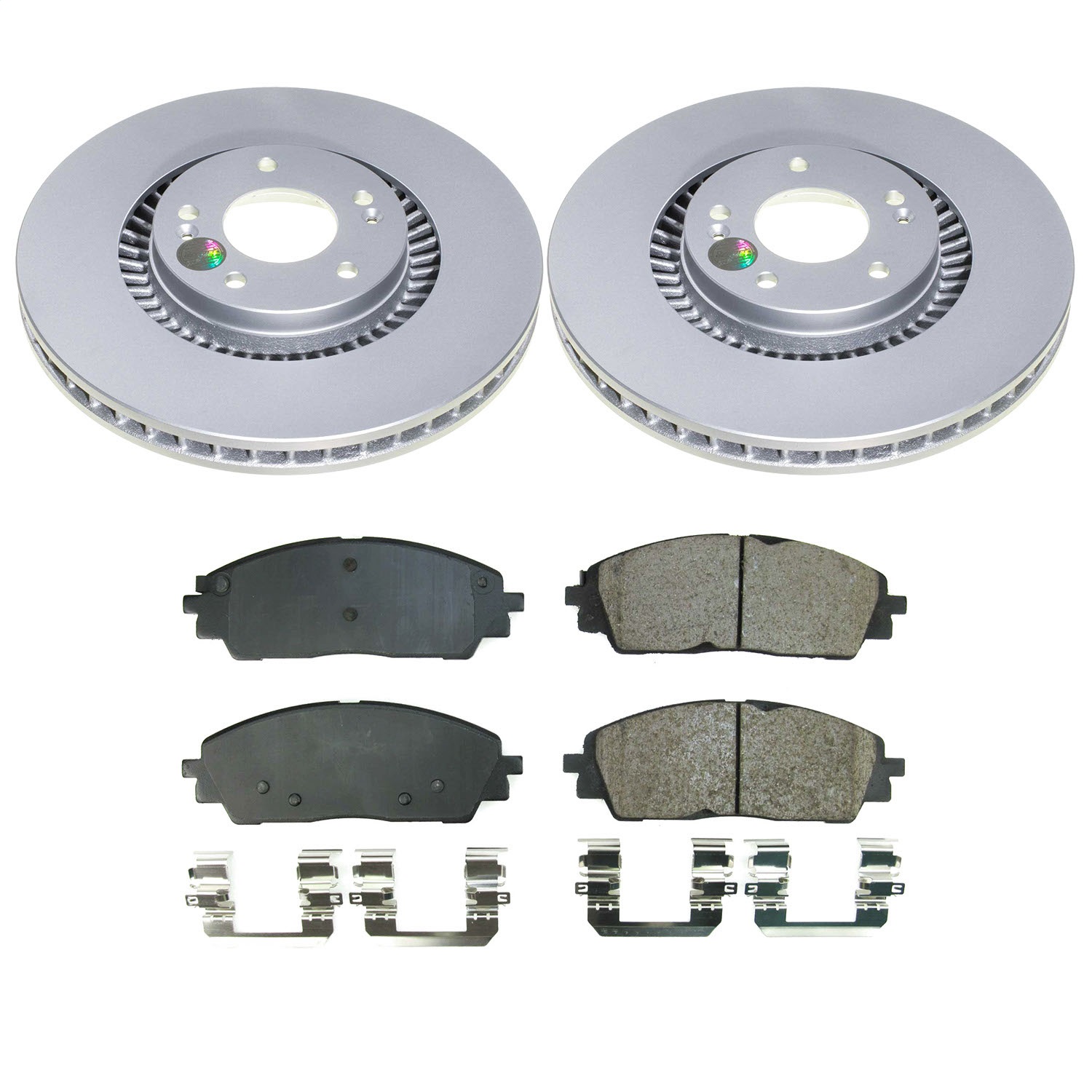 Power Stop - CRK9208 - Front - Disc Brake Pad and Rotor Kit
