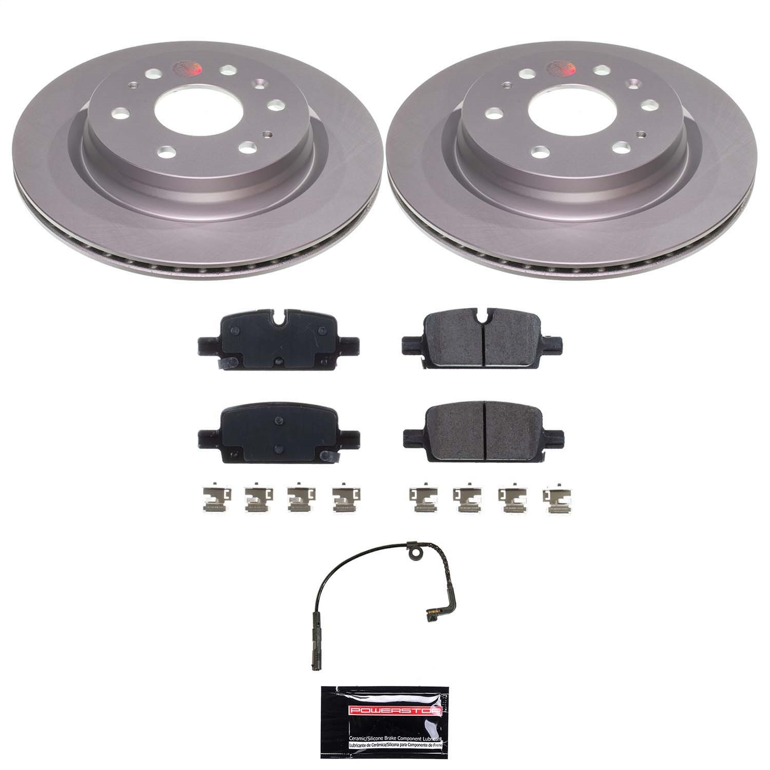 Power Stop - CRK9210 - Rear - Disc Brake Pad and Rotor Kit