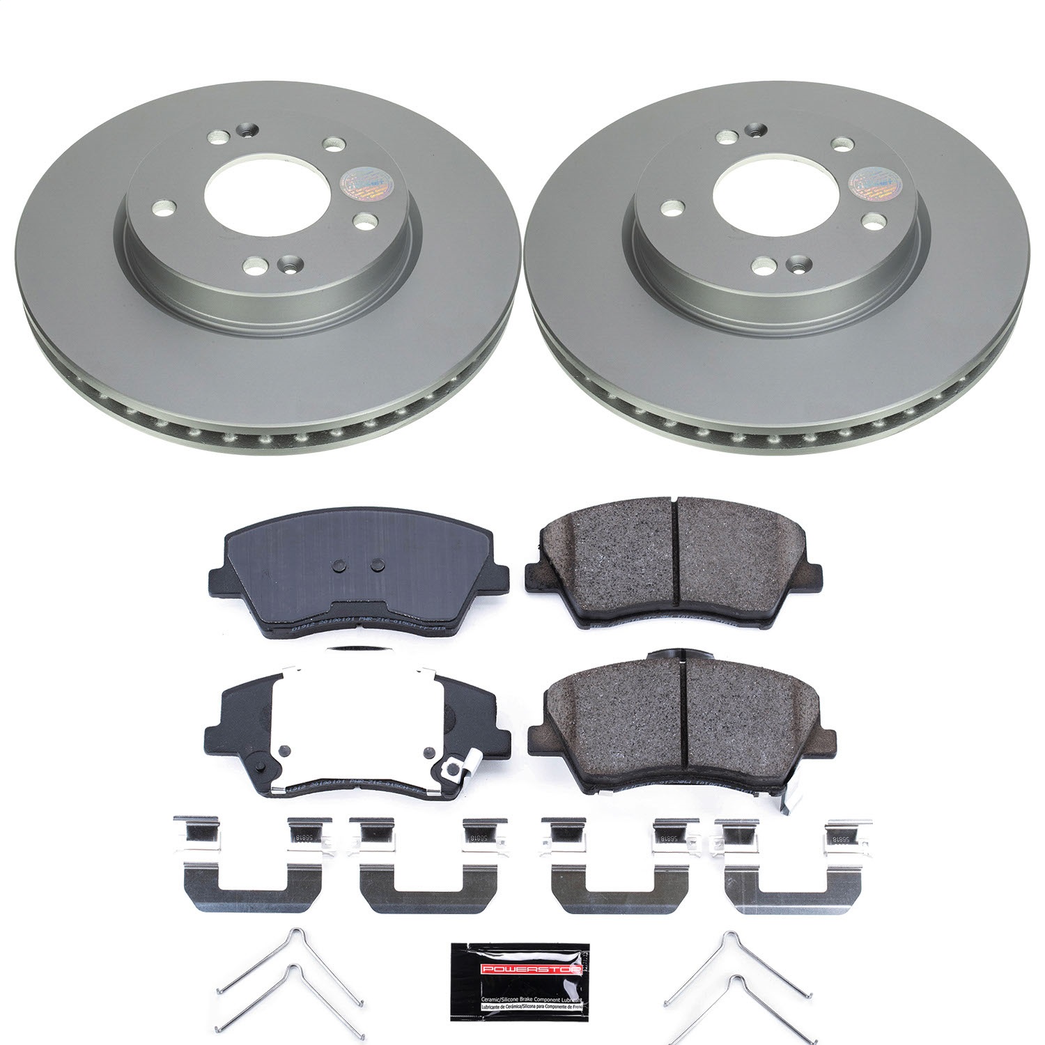 Power Stop - CRK9239 - Front - Disc Brake Pad and Rotor Kit