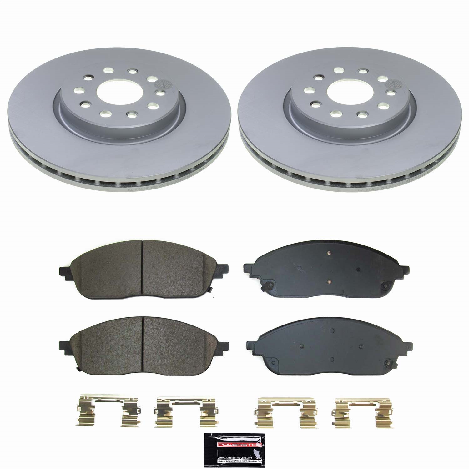 Power Stop - CRK9240 - Front - Disc Brake Pad and Rotor Kit